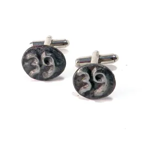 1939 Railroad Date Nail Cufflinks