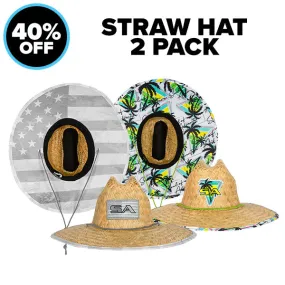 2 STRAW HATS FOR $45