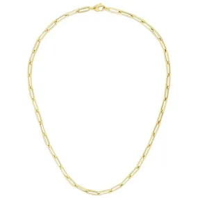 4.2mm Paper Clip Chain Necklace