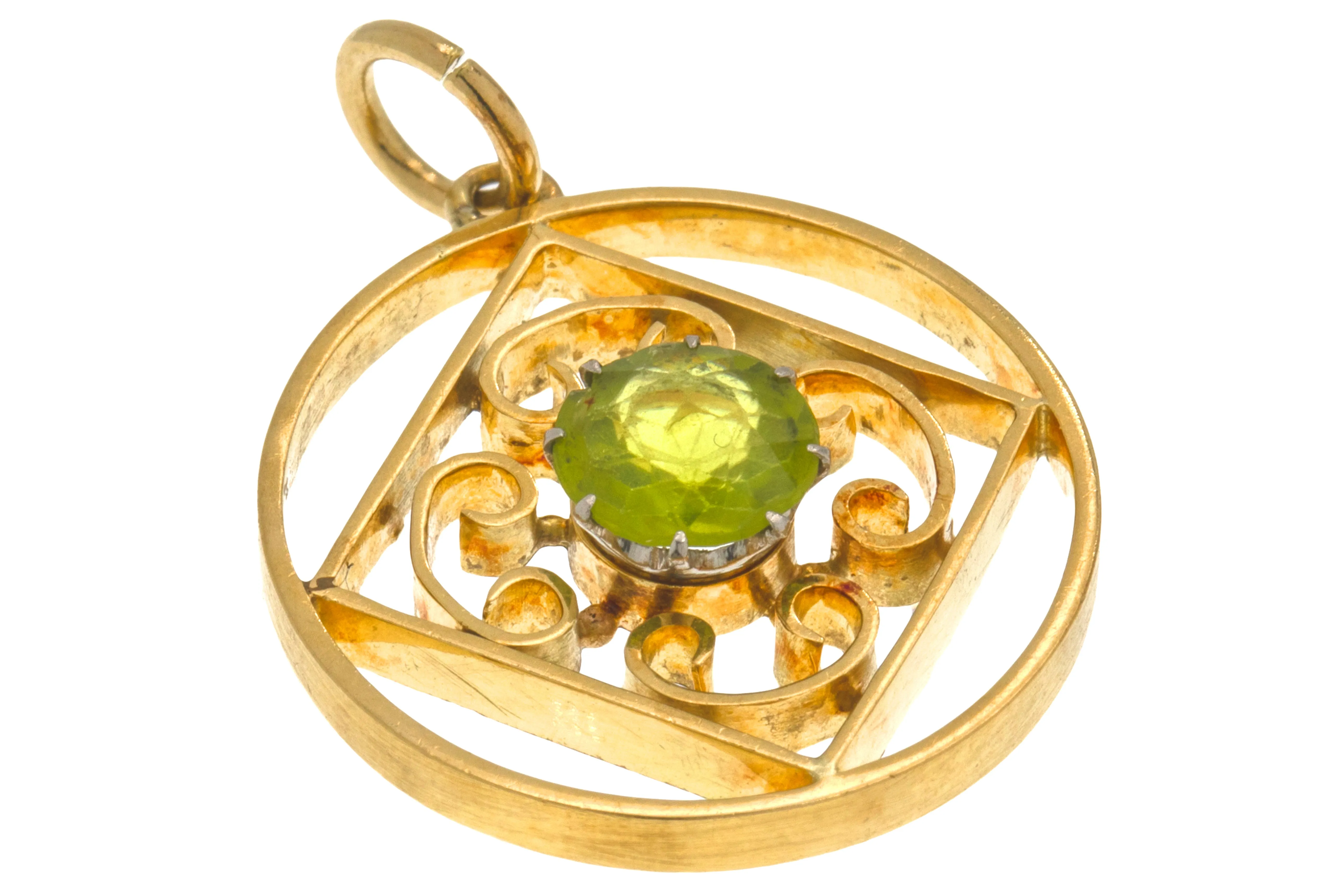 9ct Gold Peridot Pendant