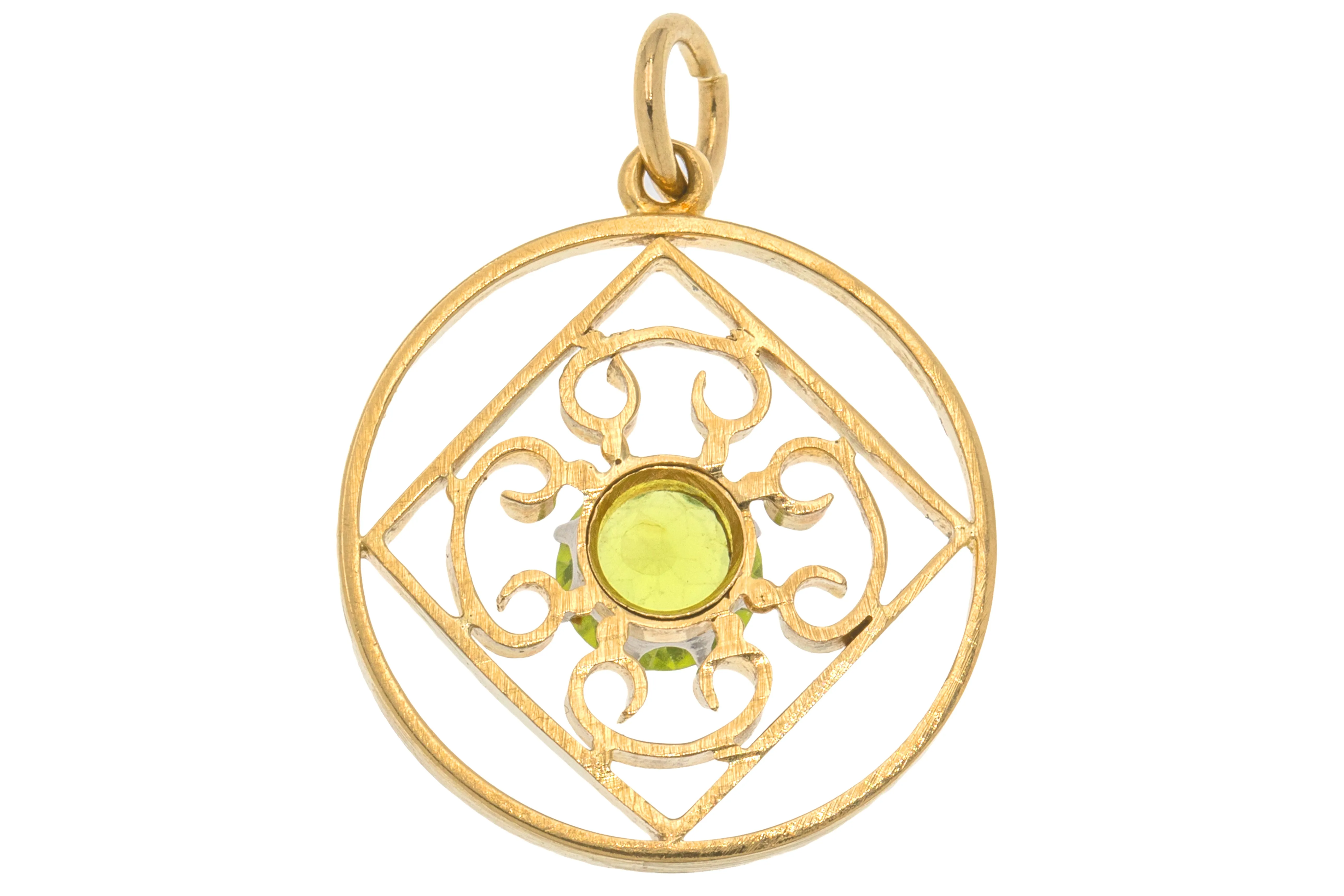 9ct Gold Peridot Pendant