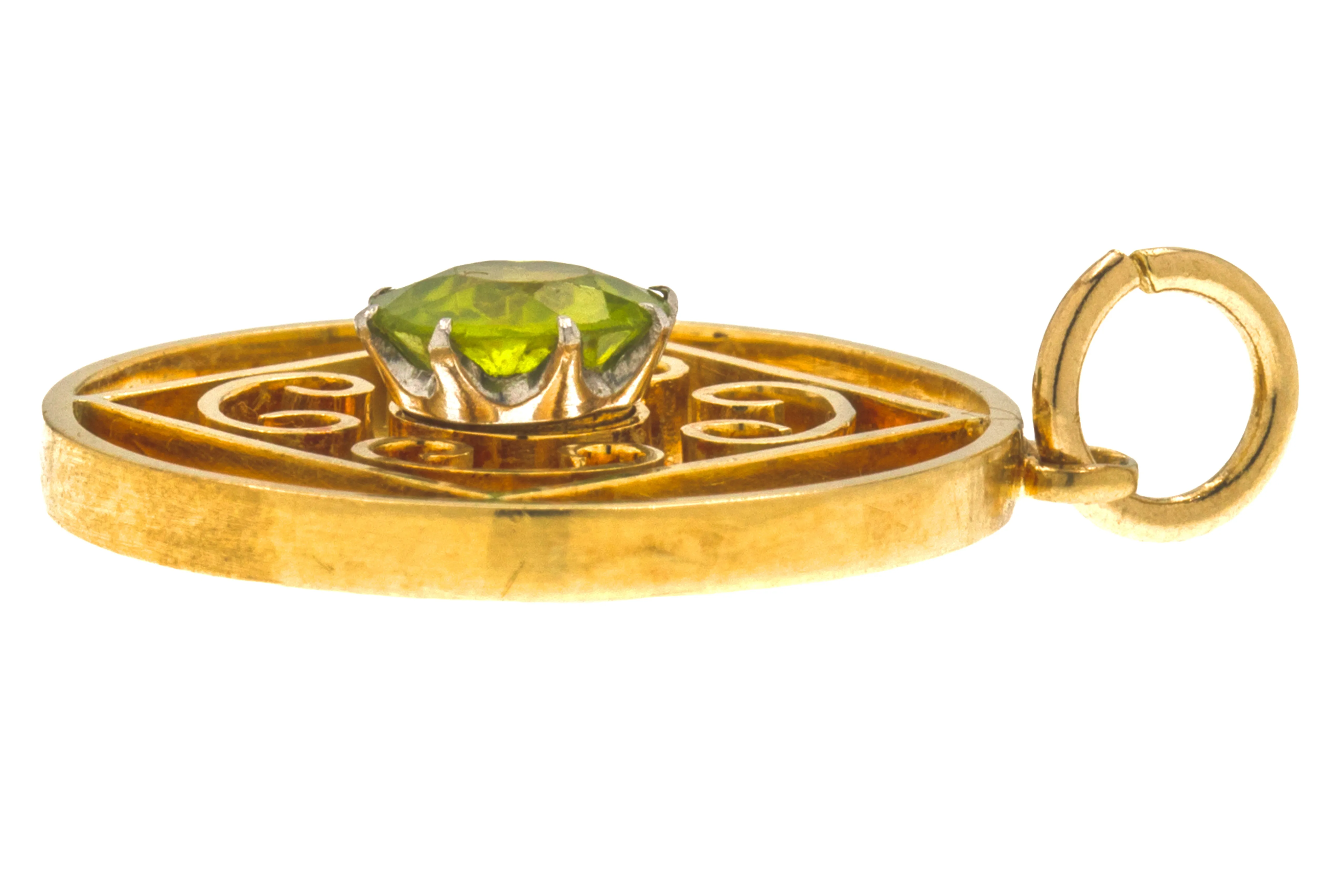 9ct Gold Peridot Pendant