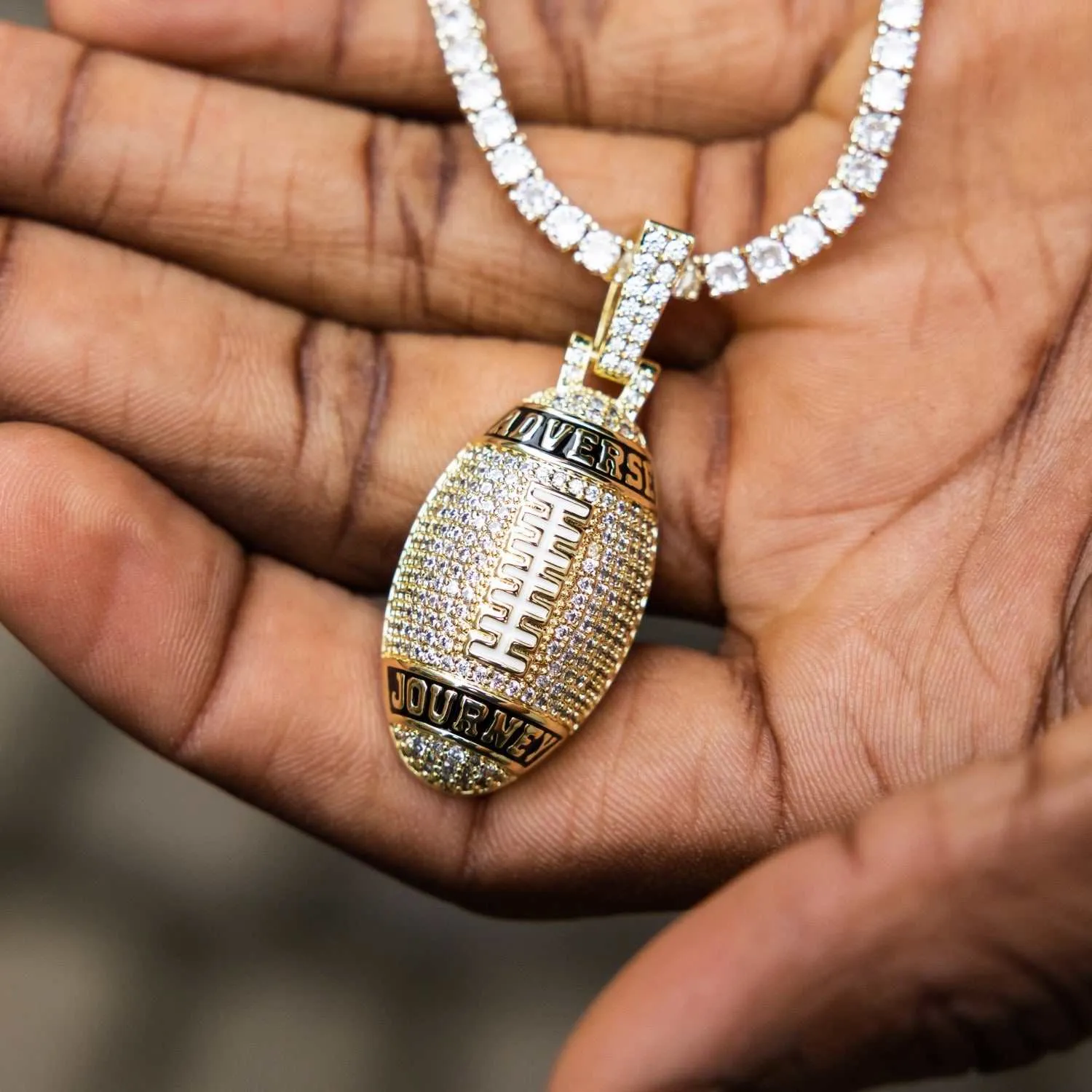 A.J. Greene Football Pendant