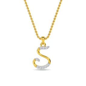 Alphabet S Pendant