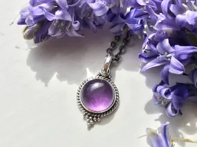 Amethyst Cassia Dot Pendant