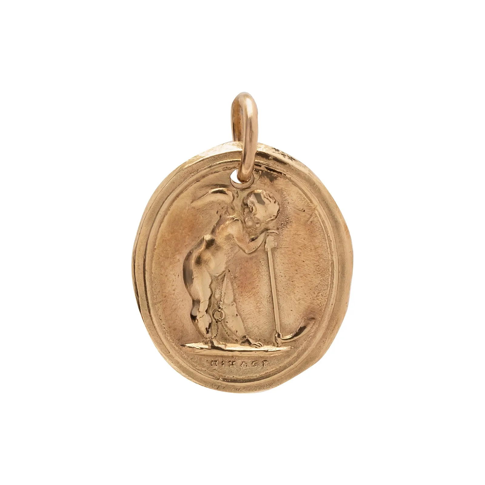 Angel Pendant - Yellow Gold