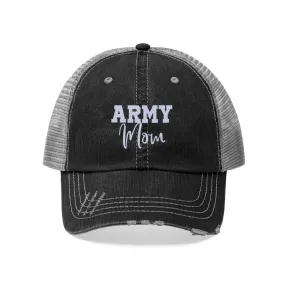 Army Mom hats Embroidery Unisex Trucker