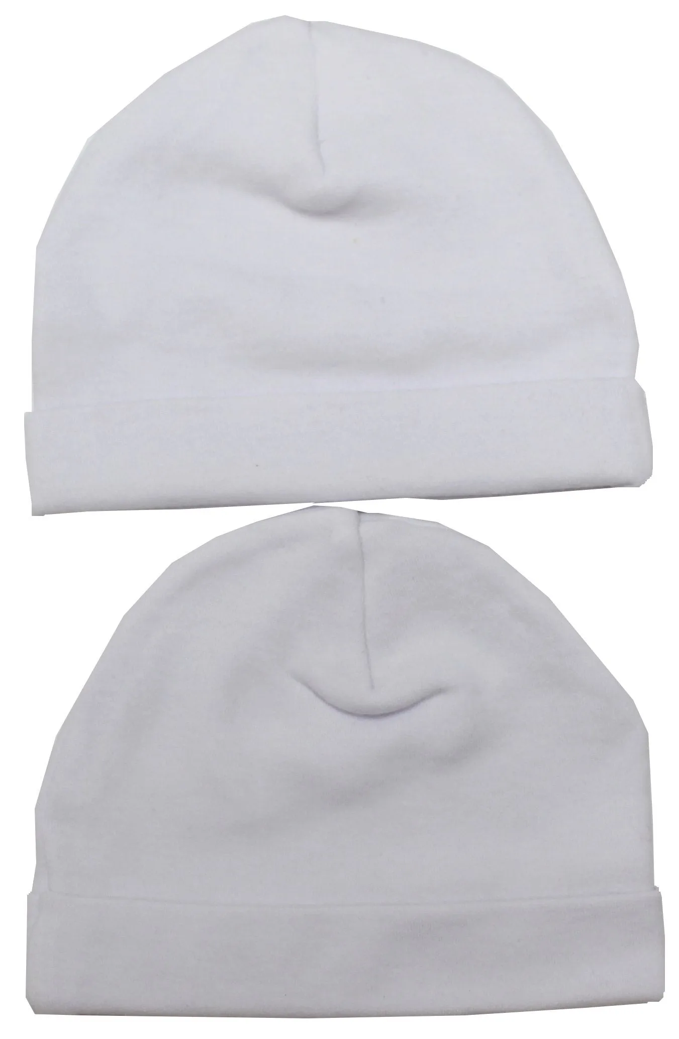 Babies Hats Twin pack - White - NB-3 Months  (40JTC1049)