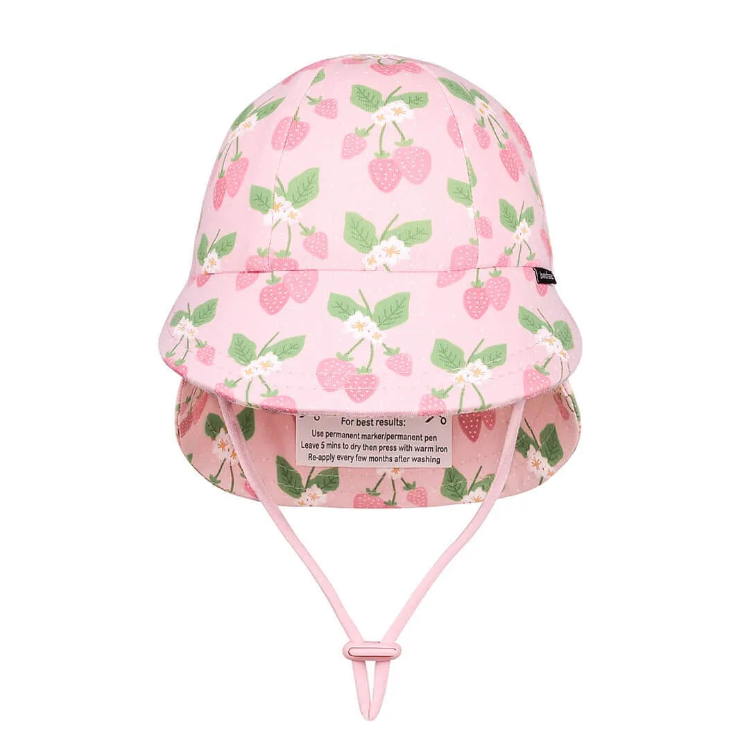 Bedhead Hats -  Leggionnaire  Flap Sun Hat - Strawberry