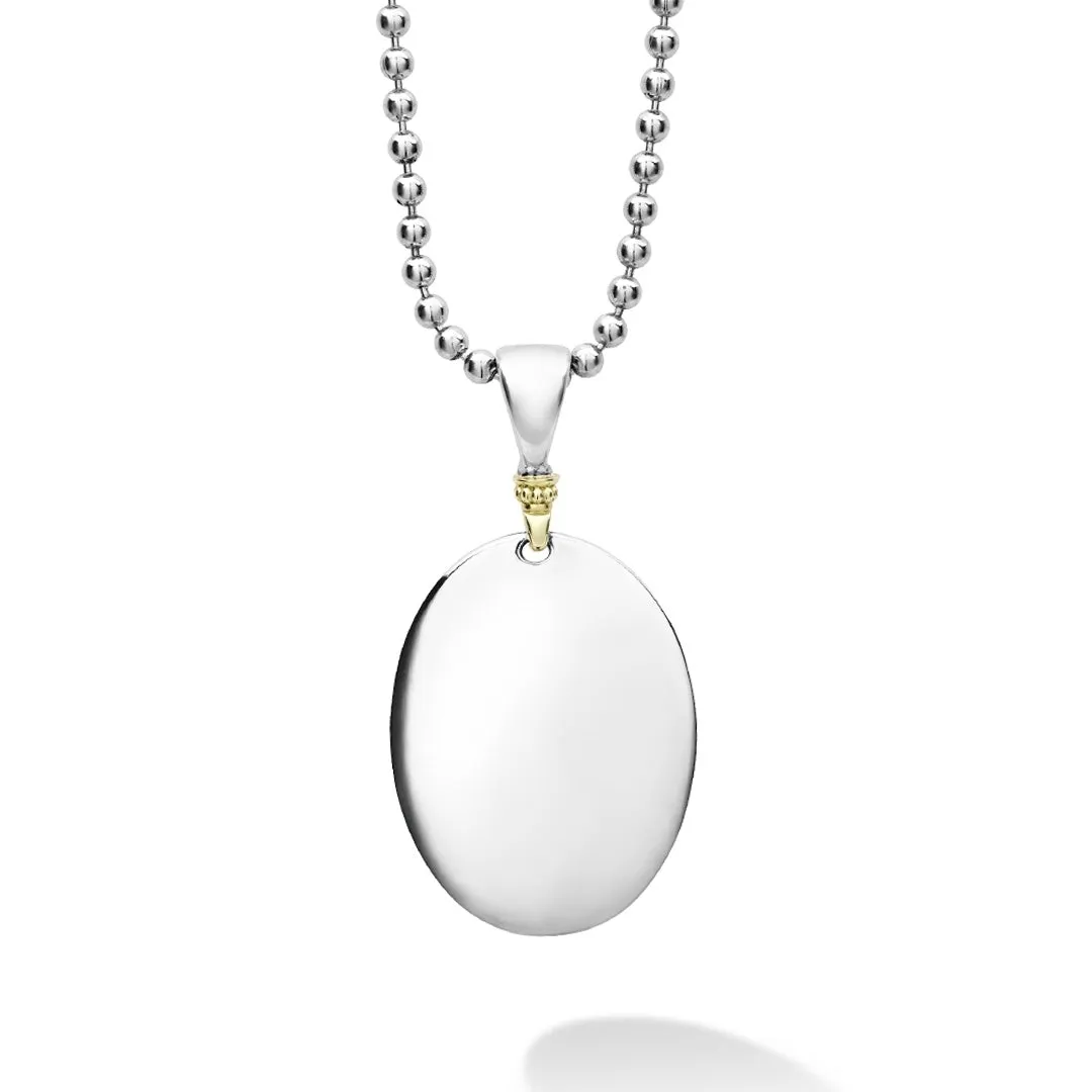 Beloved Oval Pendant Necklace