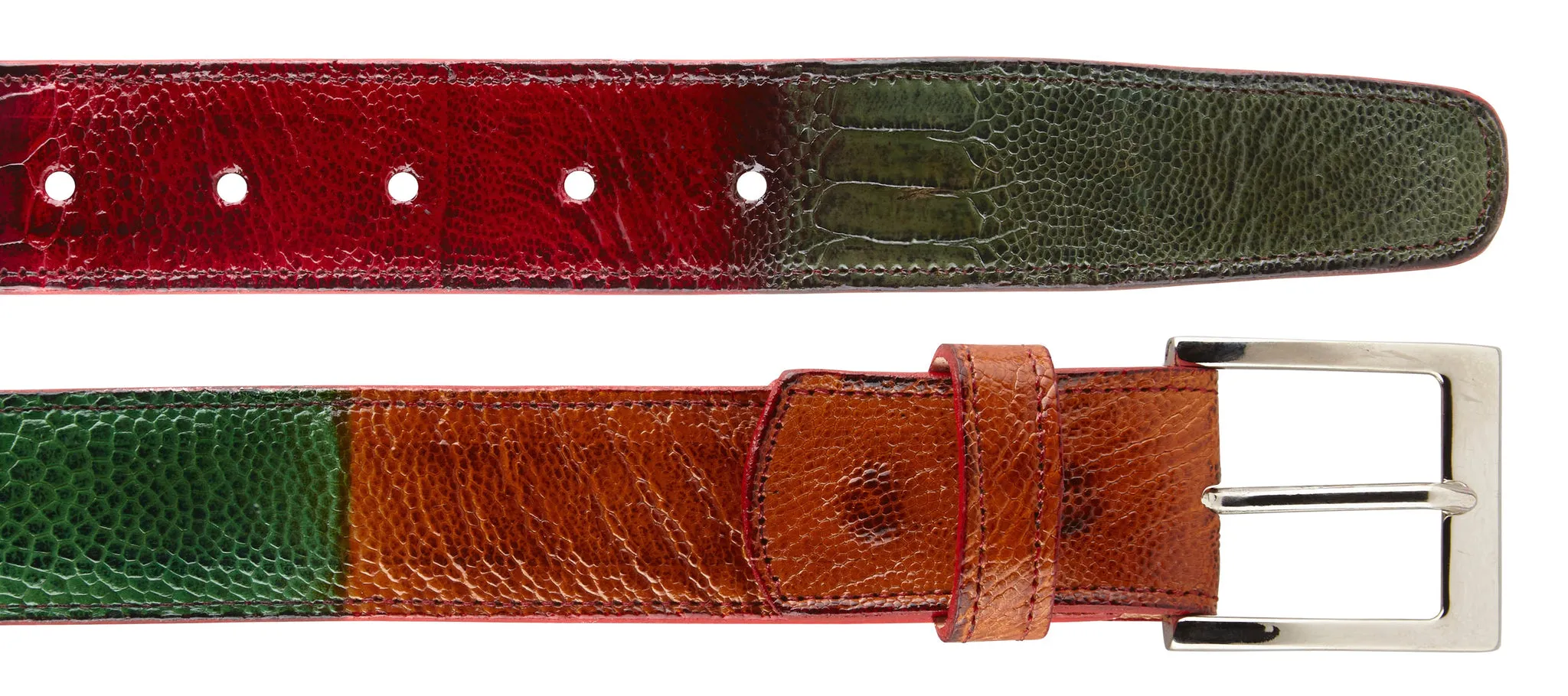 Belvedere Ostrich Leg Belts (2000) - 12 COLORS