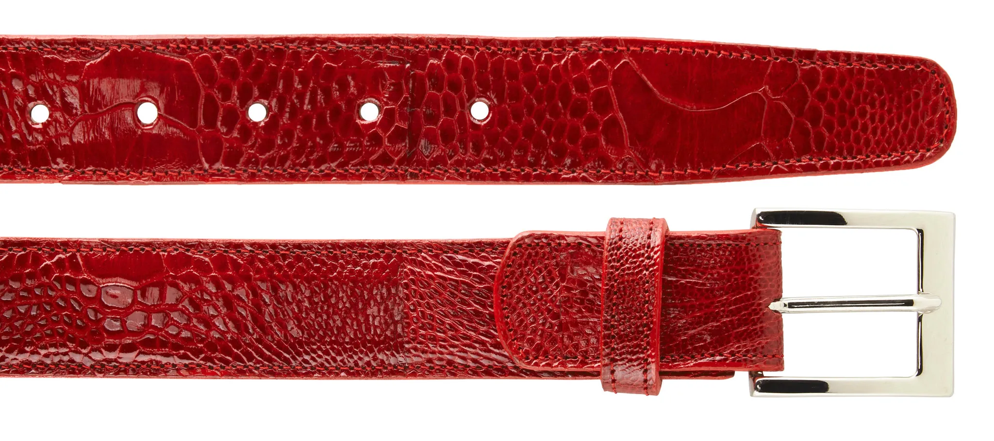 Belvedere Ostrich Leg Belts (2000) - 12 COLORS