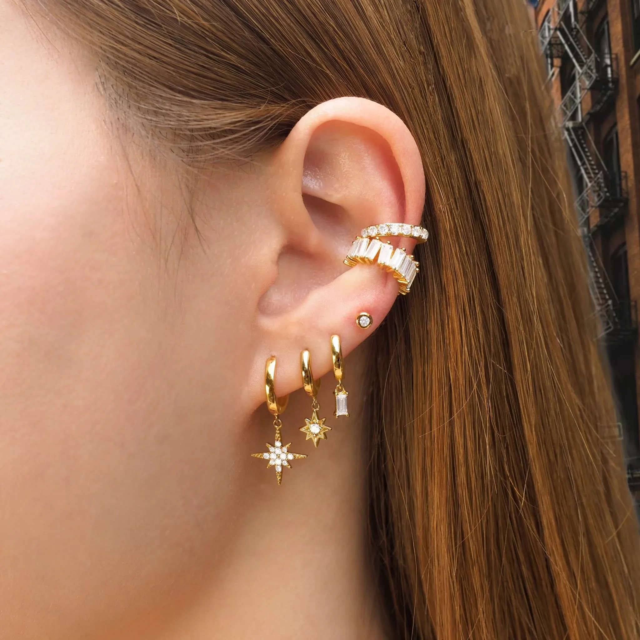 Big Crystal Pave Ear Cuff