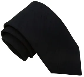 Black Shantung Boys Ties