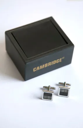 Black Silver Cufflinks