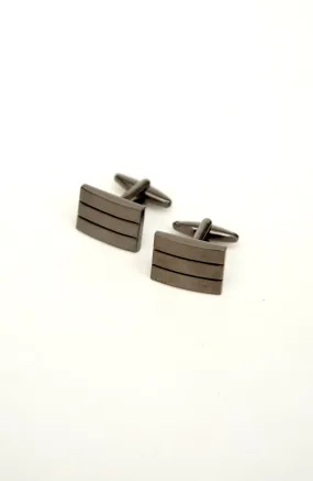 Black Stripe Cufflinks