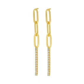 BOND TENNIS EARRINGS