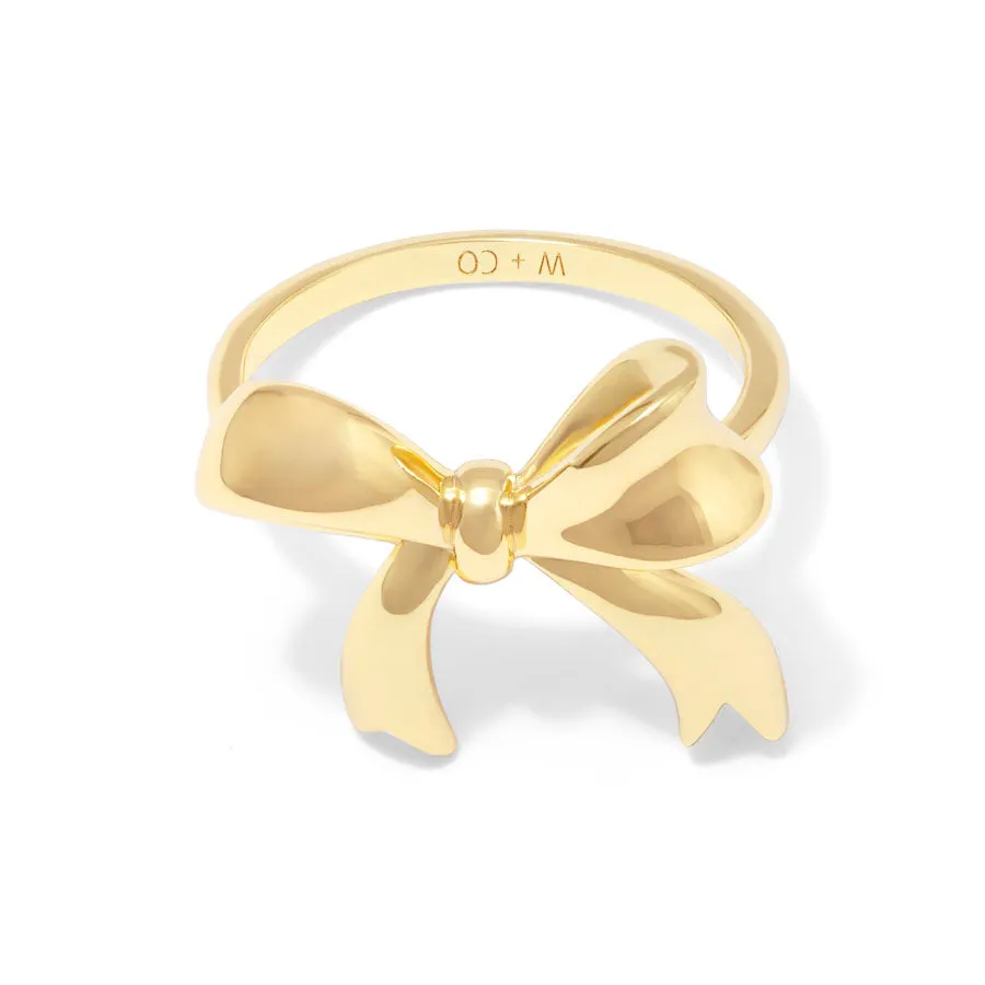 Bow Gold Ring