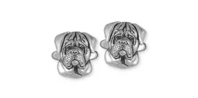 Bullmastiff Cufflinks Jewelry Sterling Silver Handmade Dog Cufflinks BM1-CL