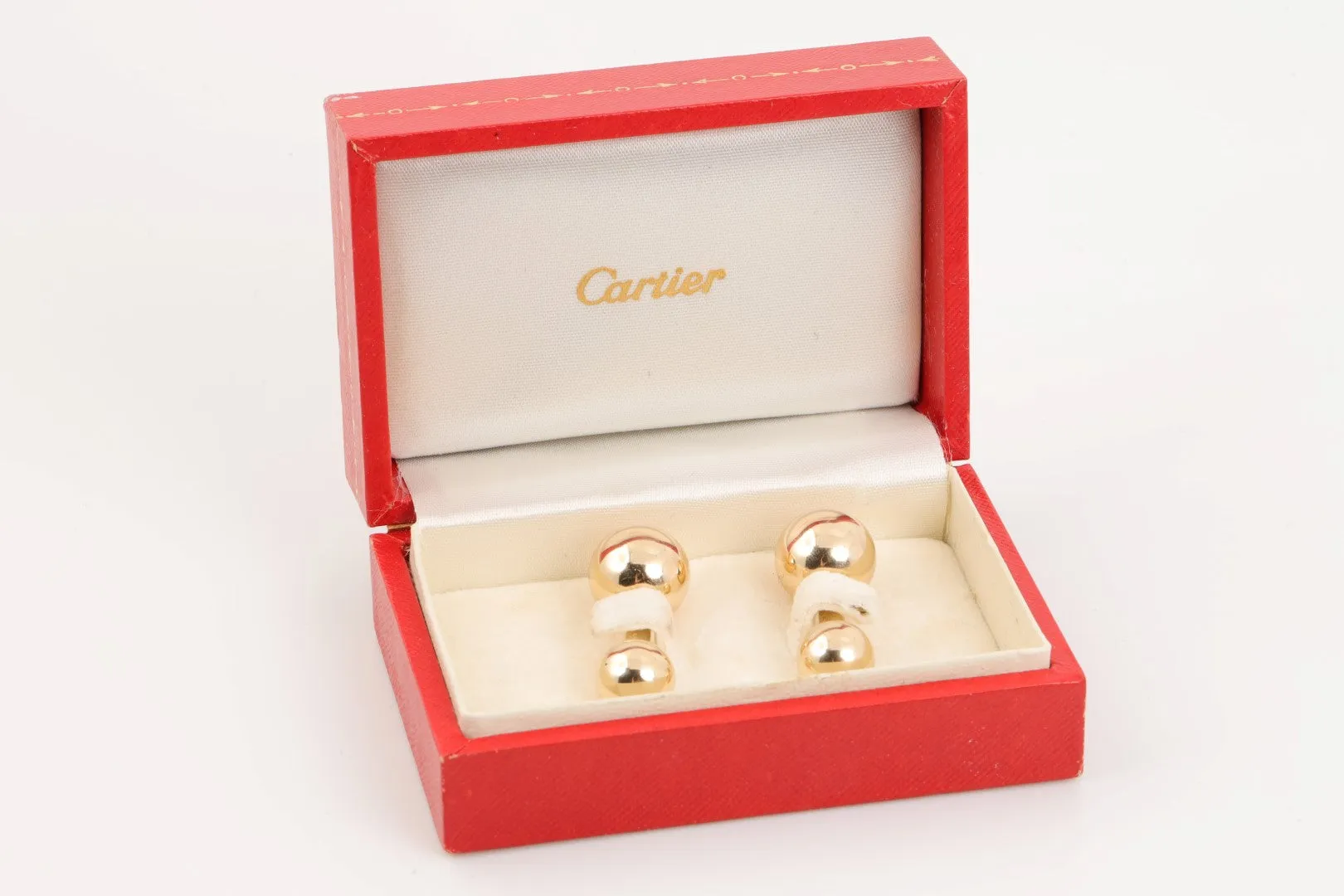 Cartier 14k Yellow Gold Vintage Cufflinks (8.39g.)