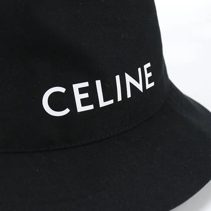 CELINE 2AU5B968P Bucket hat Other hats cotton Black unisex