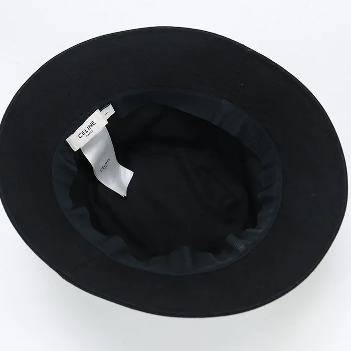 CELINE 2AU5B968P Bucket hat Other hats cotton Black unisex