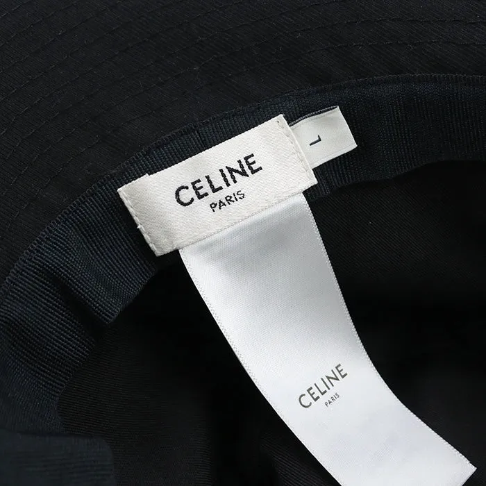 CELINE 2AU5B968P Bucket hat Other hats cotton Black unisex