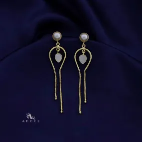 Chainy Pearl MOP Drop Earring