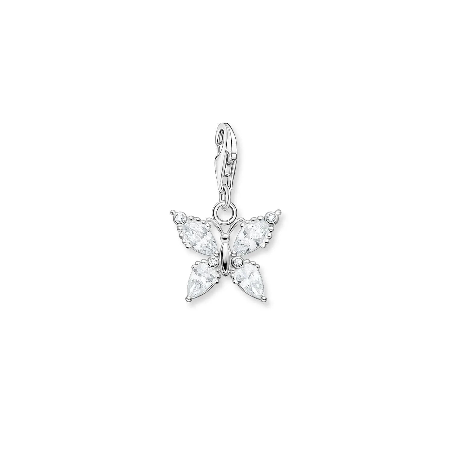 Charm Pendant Butterfly Silver