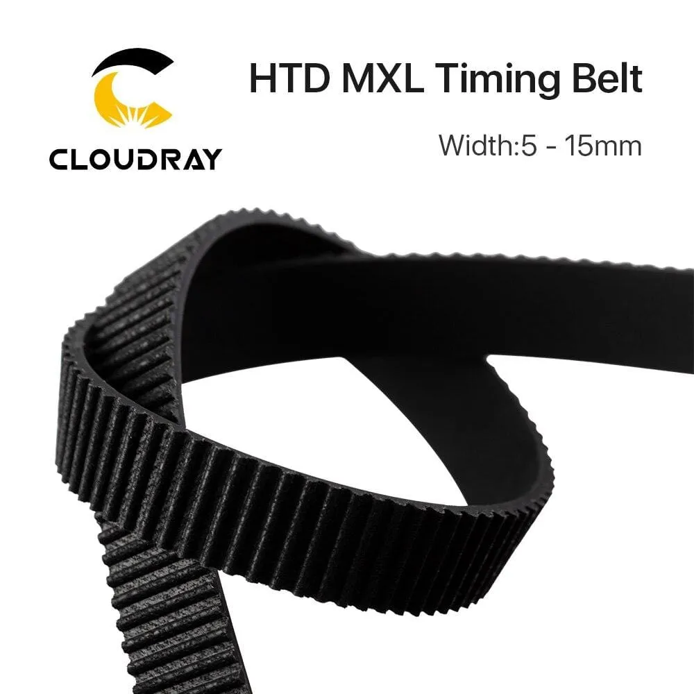 Cloudray MXL Open-Ended Timing Belt Transmission Belts Rubber Width 5mm For Fiber YAG Pully CO2 Laser Engraving Cutting Machine