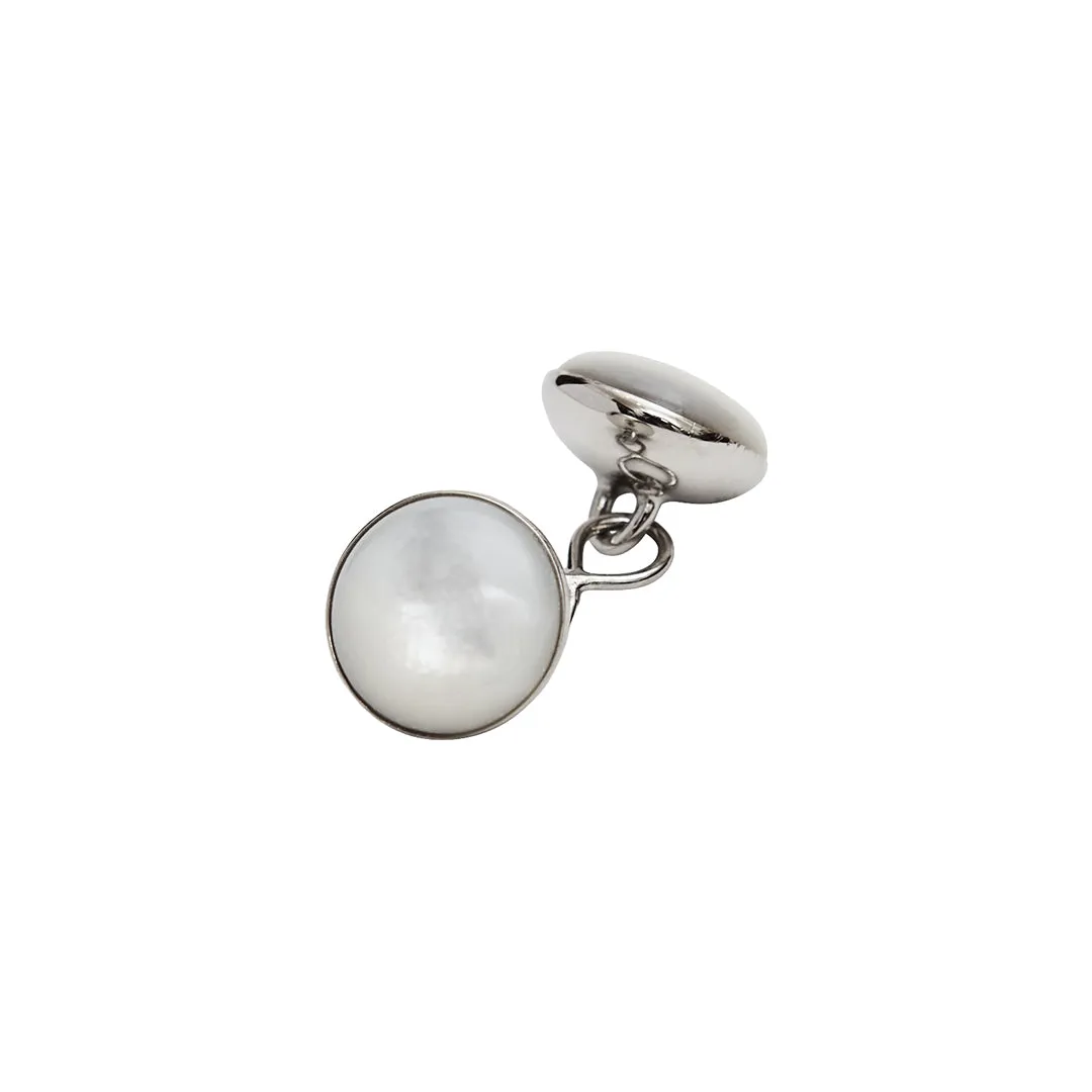 Codis Maya Mother Of Pearl Capsule Cufflinks