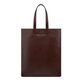 COMME des GARÇONS WALLETS Large Shopper Tote Bag - Brown