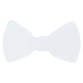 Crisp White Boys Bow Ties