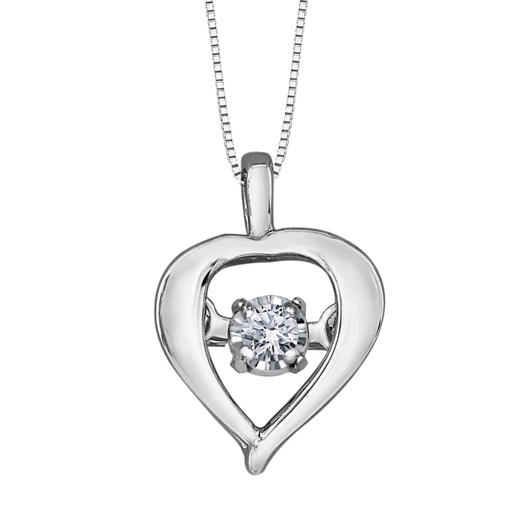 Dancing Diamond Pendant