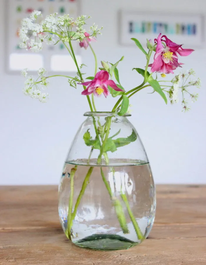 Dew Drop Glass Vase