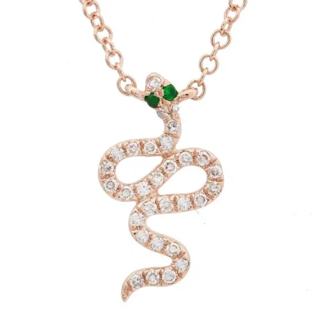 DIAMOND SNAKE NECKLACE