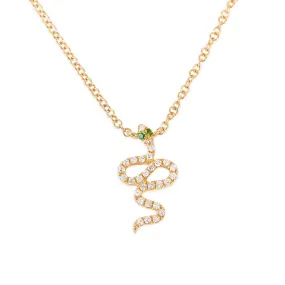 DIAMOND SNAKE NECKLACE