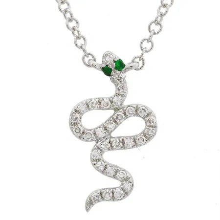 DIAMOND SNAKE NECKLACE