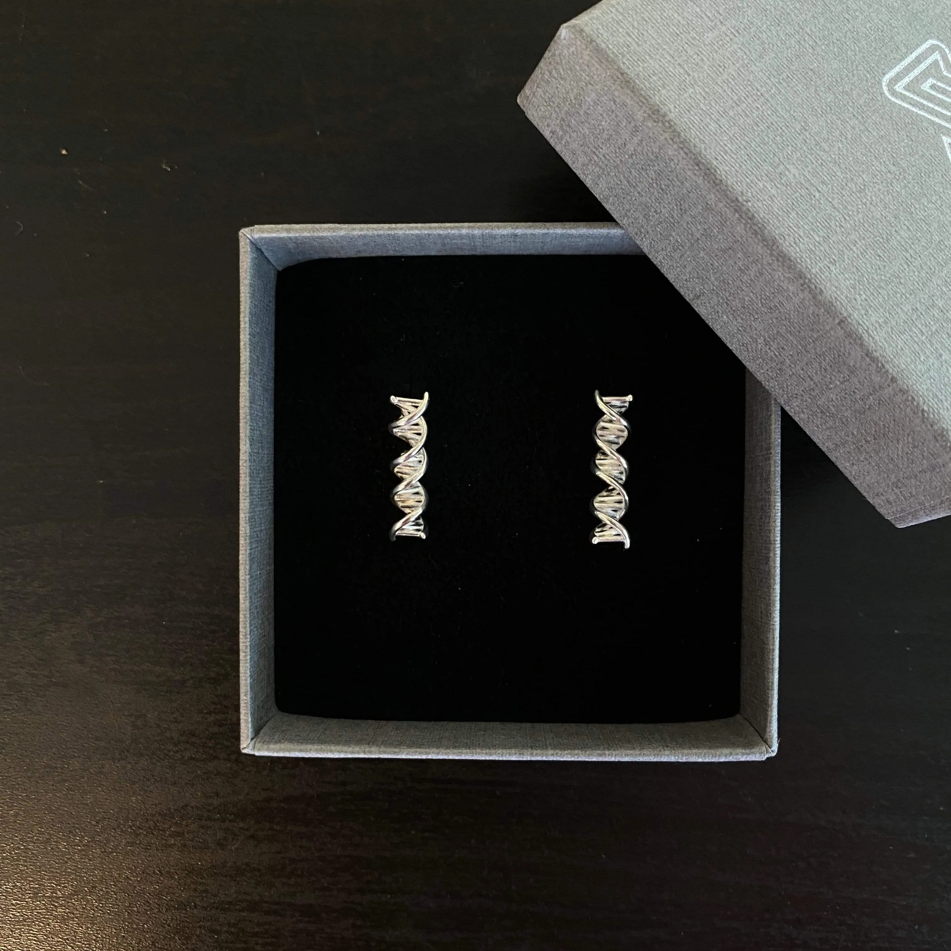 DNA cufflinks | silver