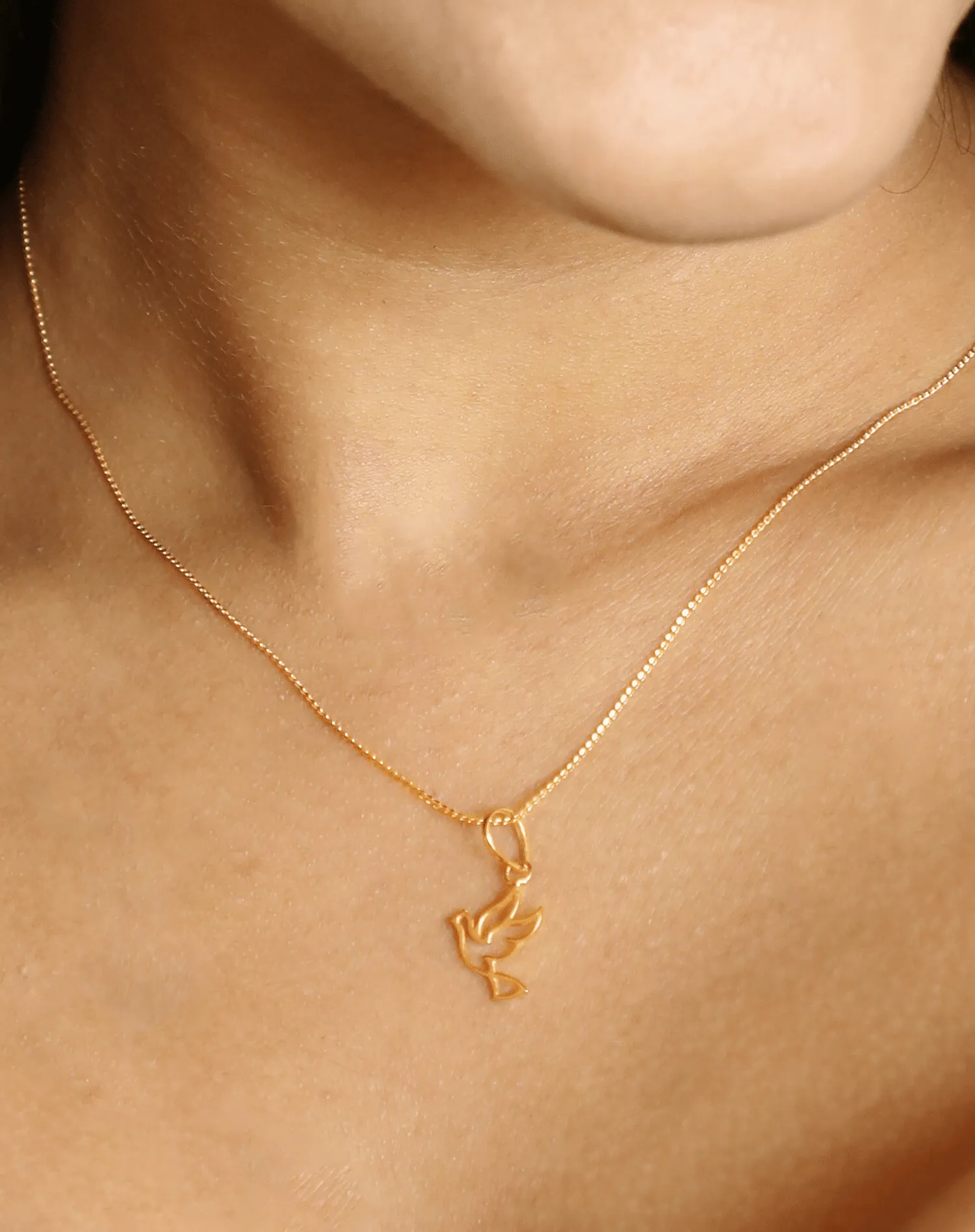 Dove Charm Pendant