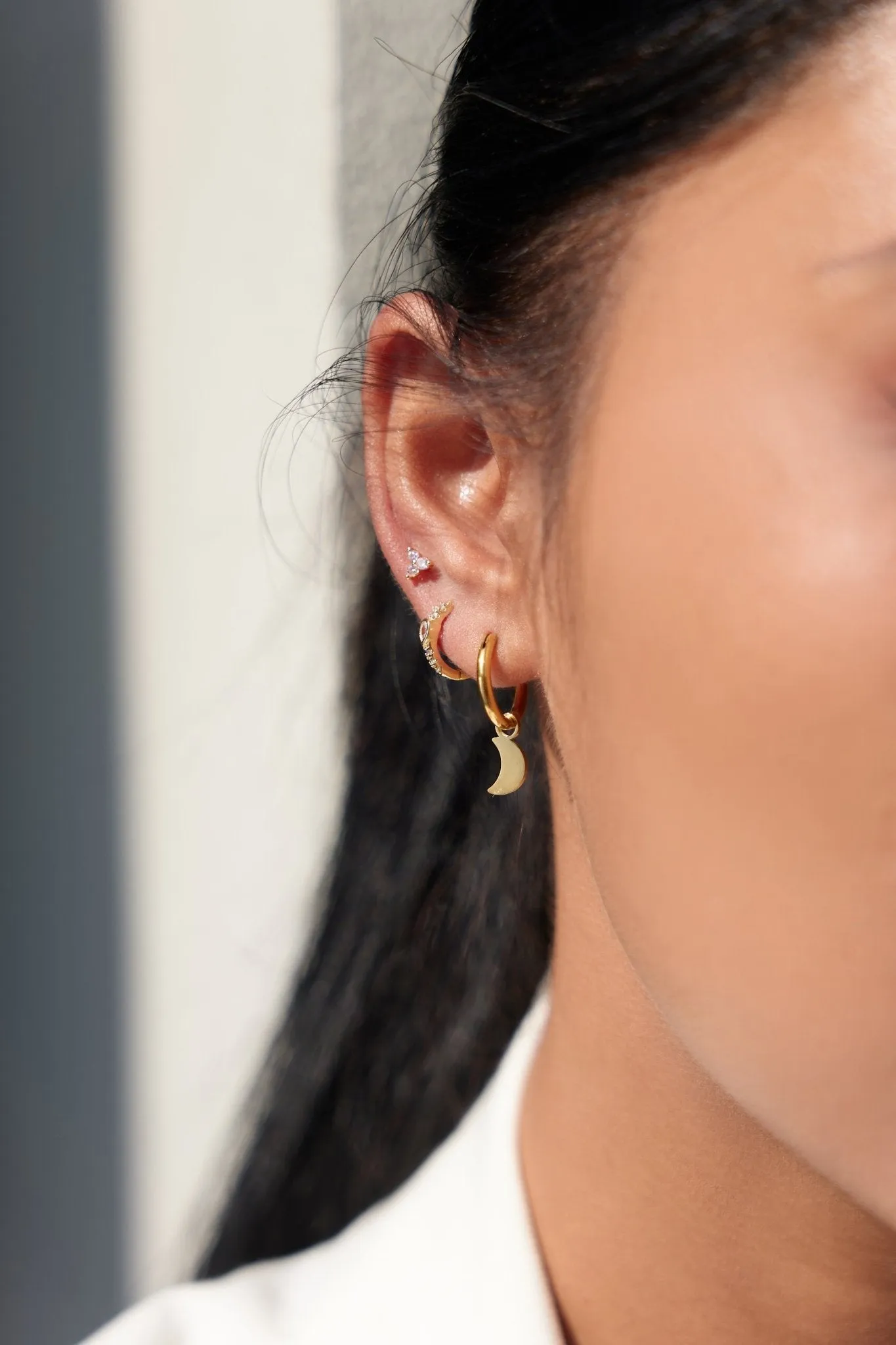 Eliza Tear Drop Hoops