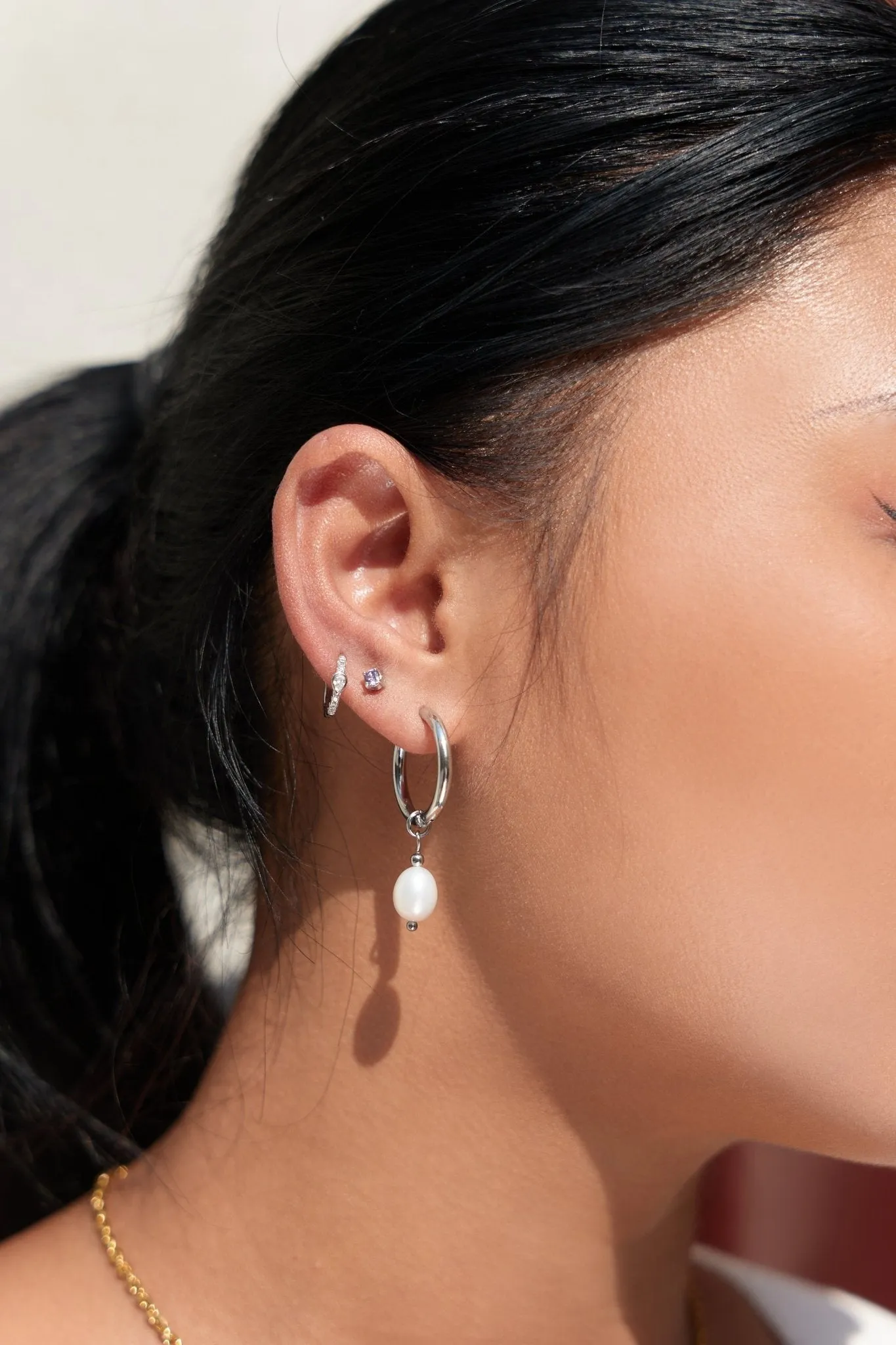 Eliza Tear Drop Hoops