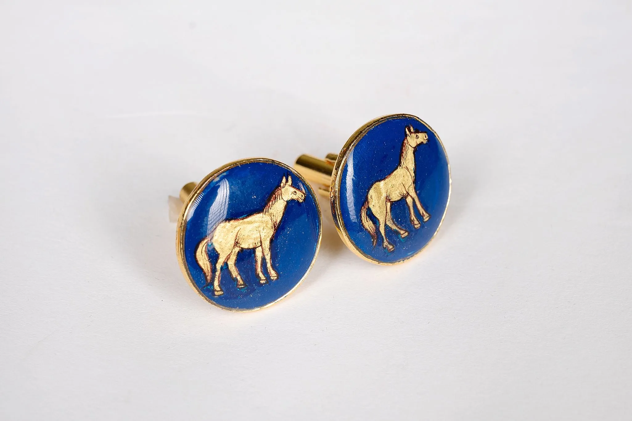 Enamel Cob Cufflinks