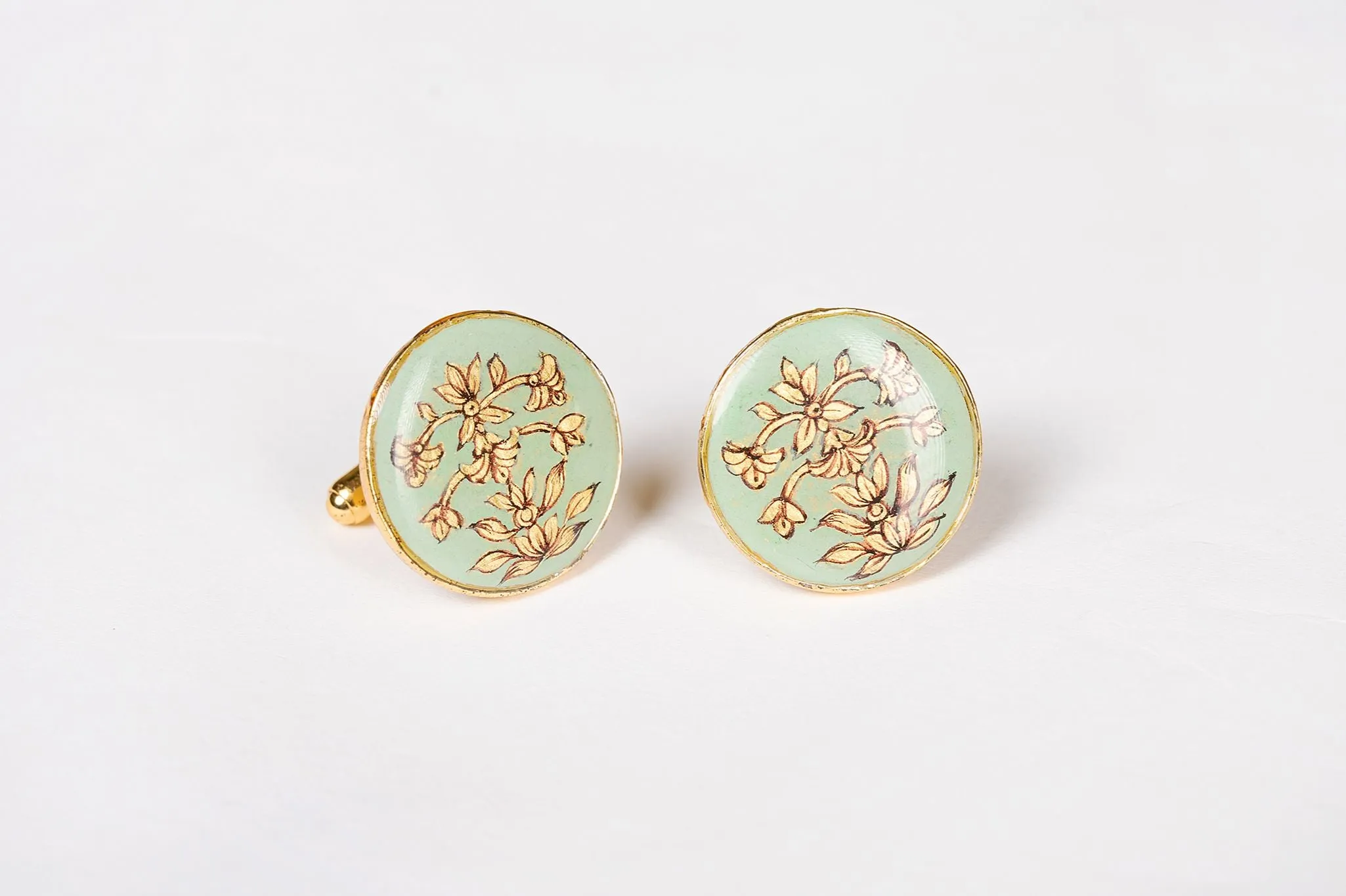 Enamel Guldasta Cufflinks