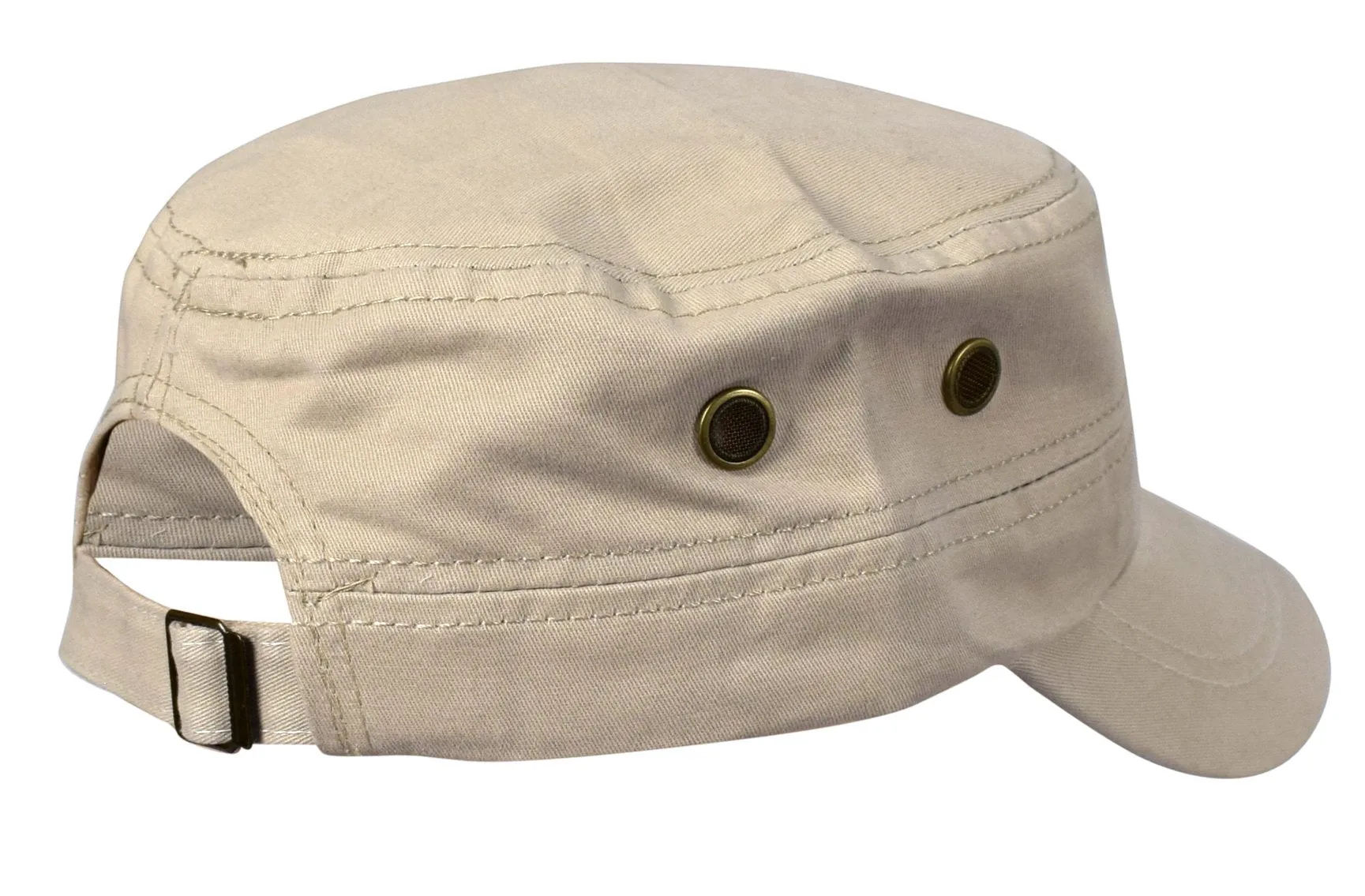 Flat Top Twill Corps Adjustable Military Cadet Hats