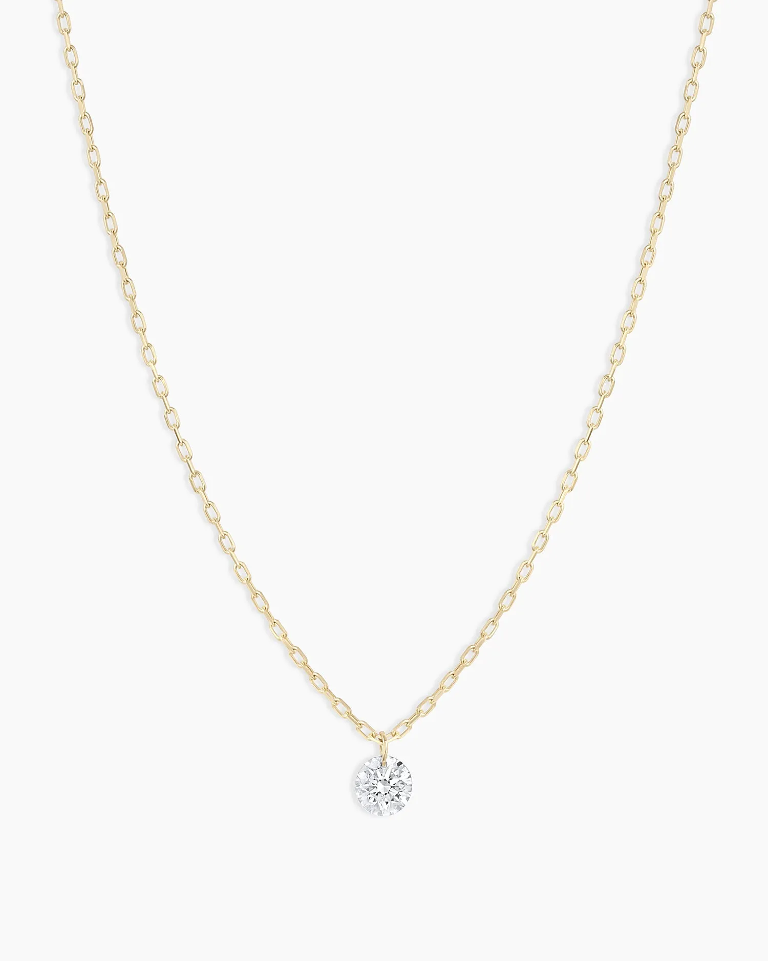 Floating Diamond Necklace