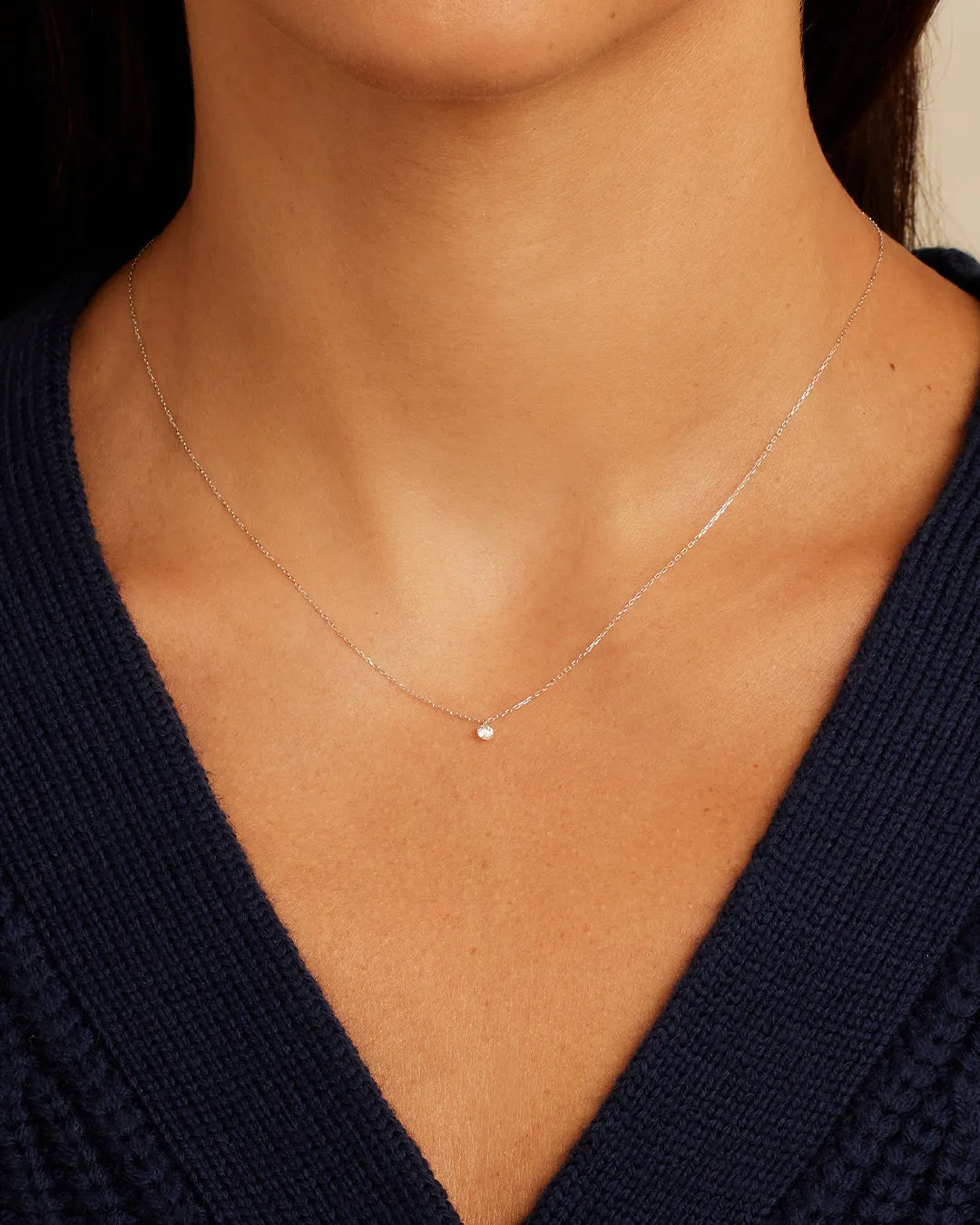 Floating Diamond Necklace