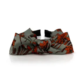 FLORAL TWIST BOW HAIRBAND