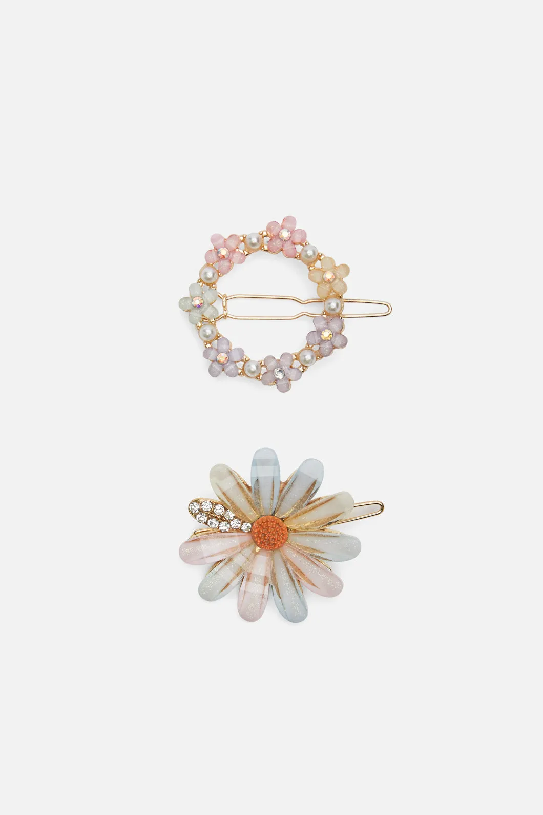 Flower Hair Clip Set