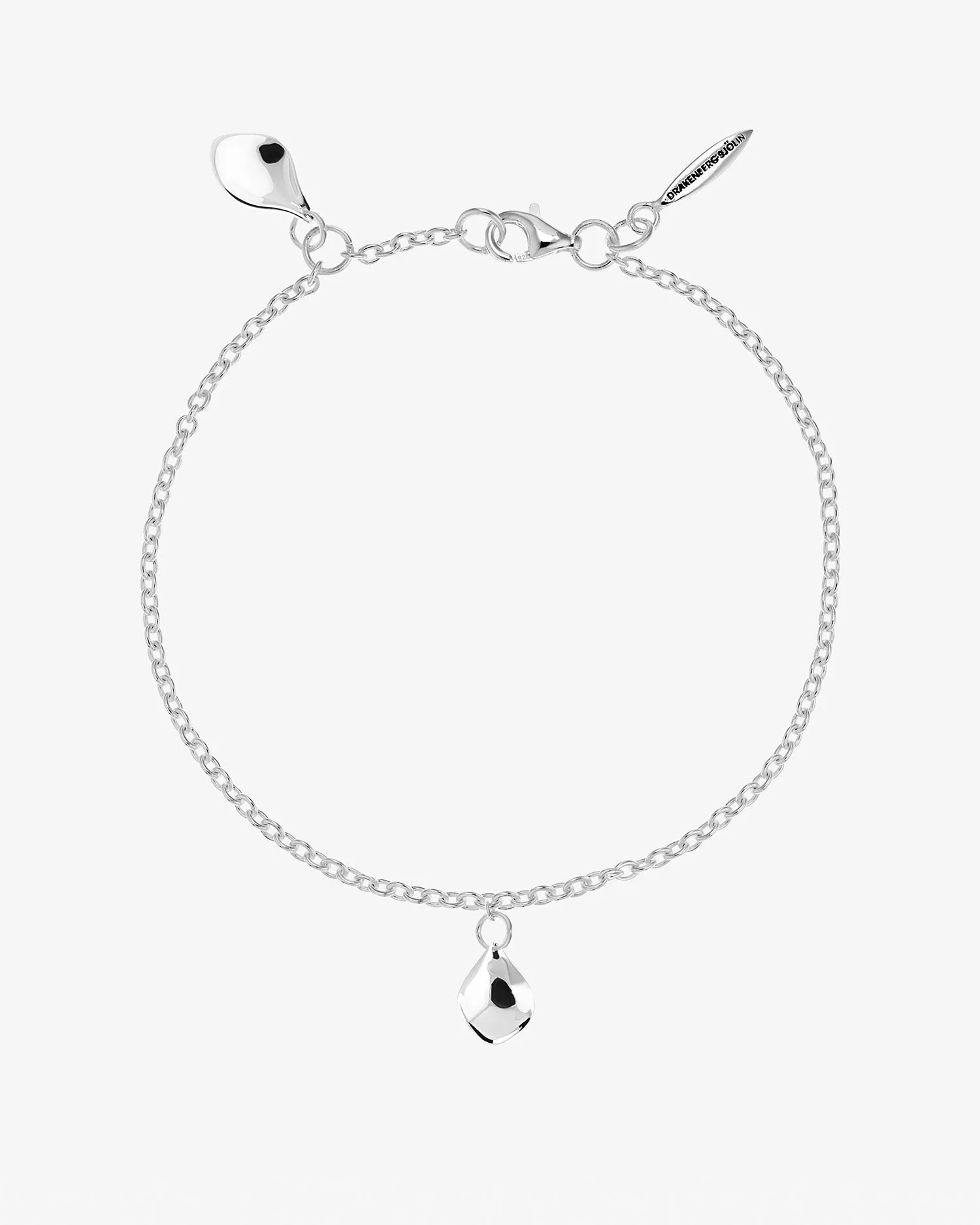 Gaias Grace drop bracelet silver